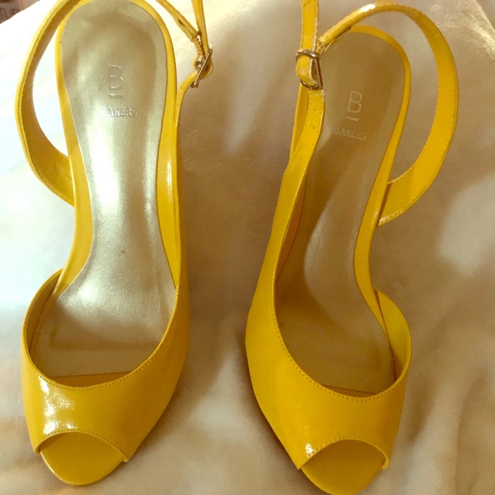 Yellow cute wedges